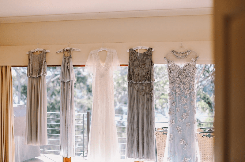 sequined bridesmaid dresses