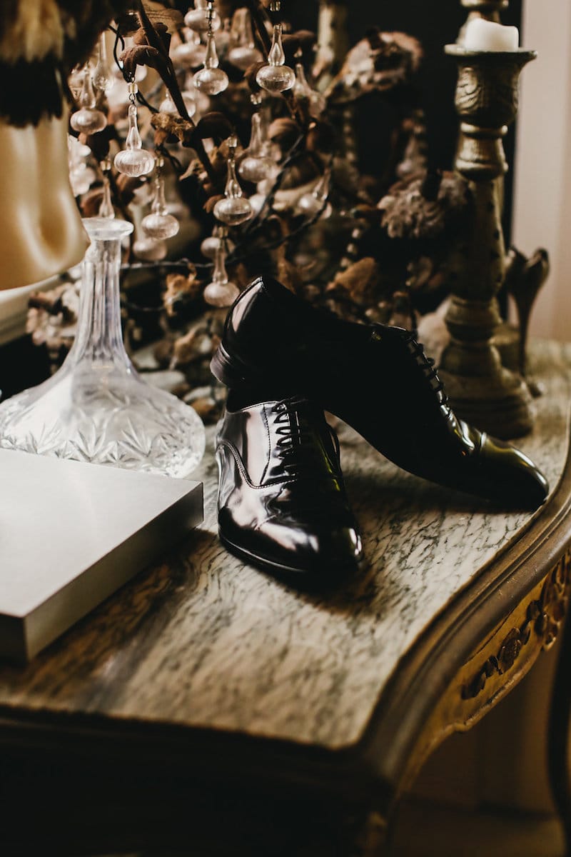 formal groom's shoes