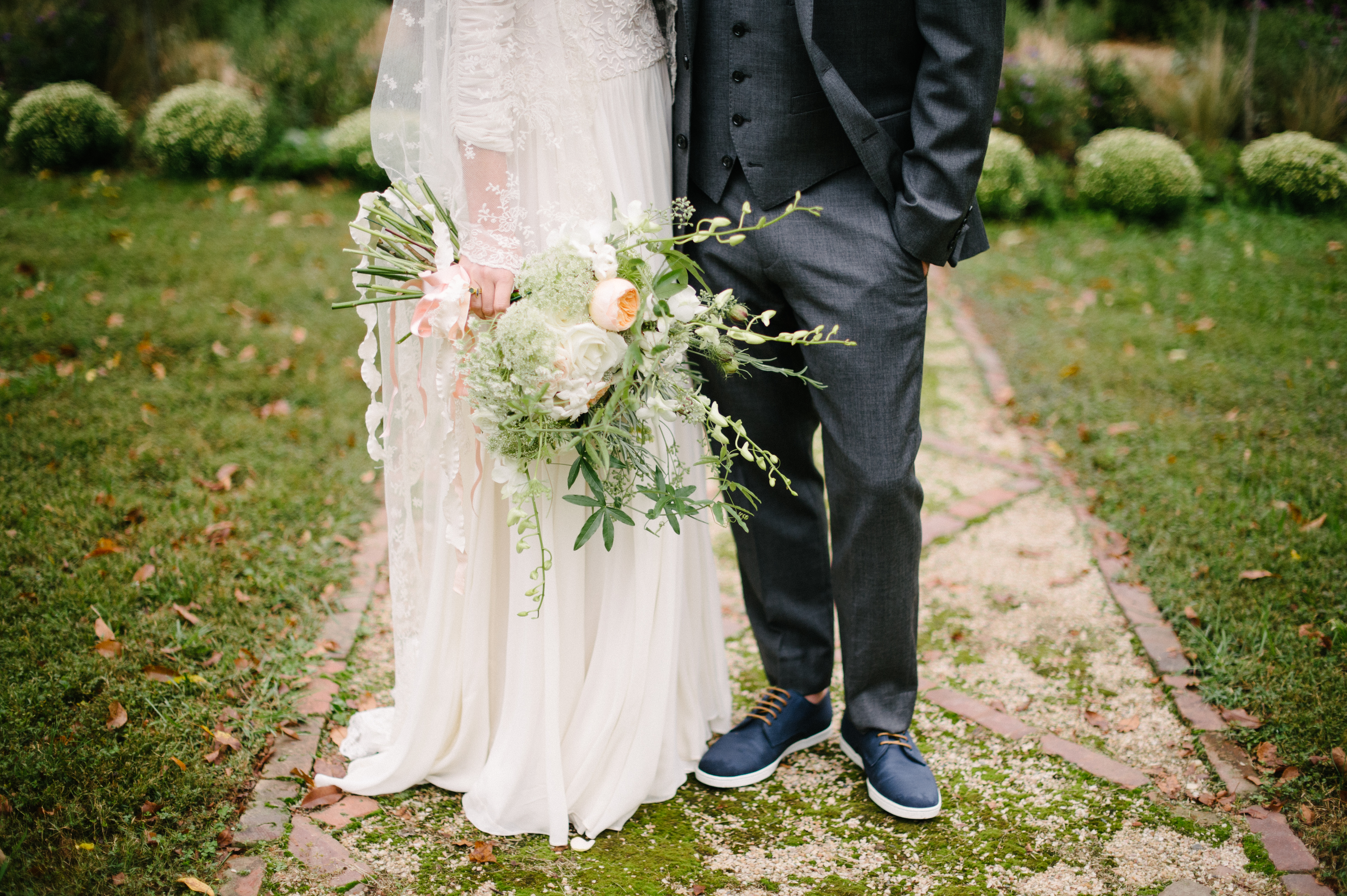 1940s Inspired Countryside Wedding flowers