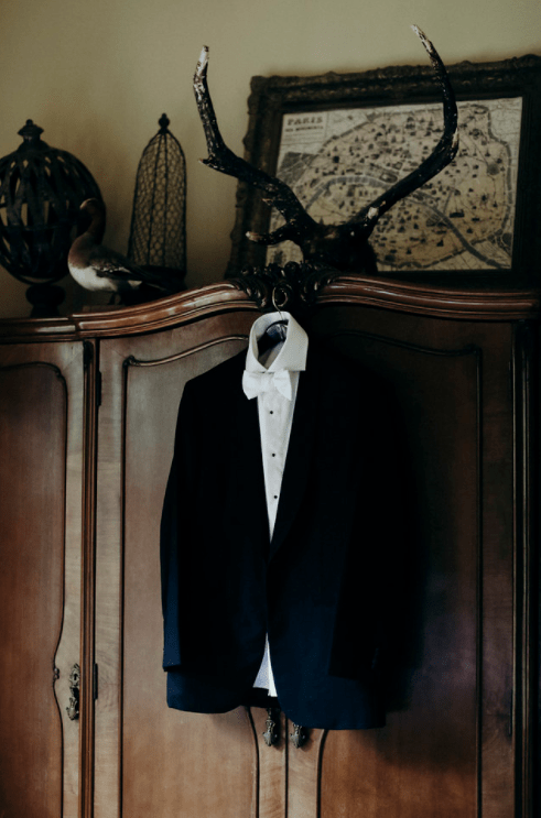 French Estate Formal Wedding formal grooms attire