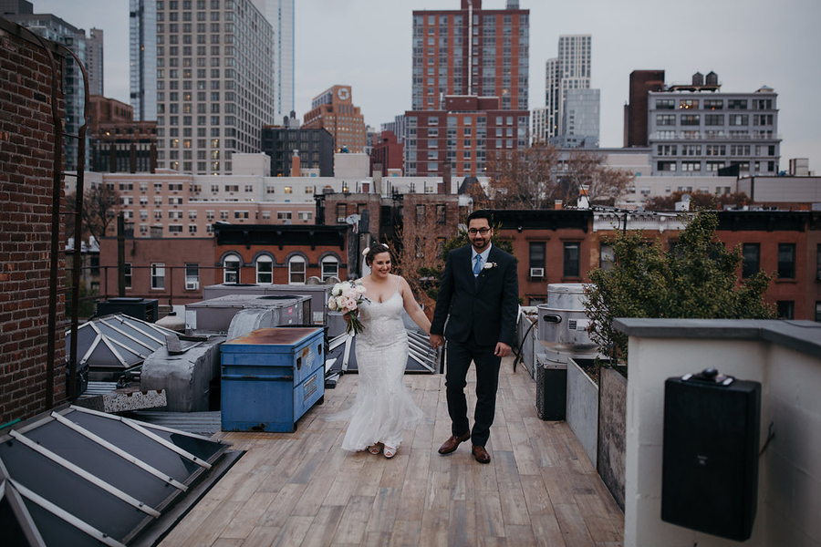 Vintage-Rustic-Glam-Wedding-rooftop-wedding