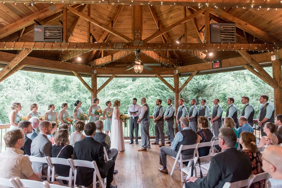 Beautiful-Rustic-Boho-Wedding-ceremony