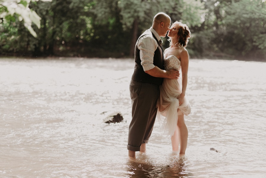 Beautiful-Rustic-Boho-Wedding-river