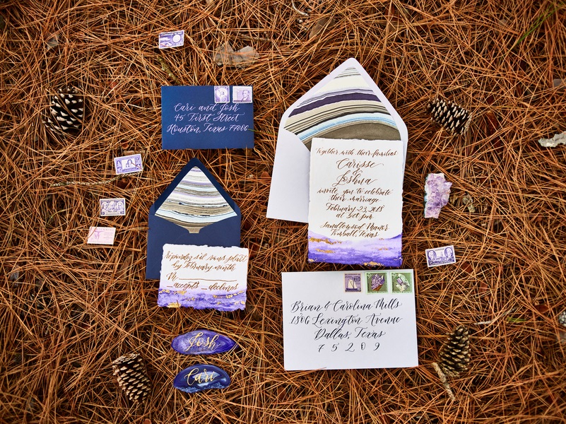 artsy-antique-purple-styled-wedding-shoot-invitations