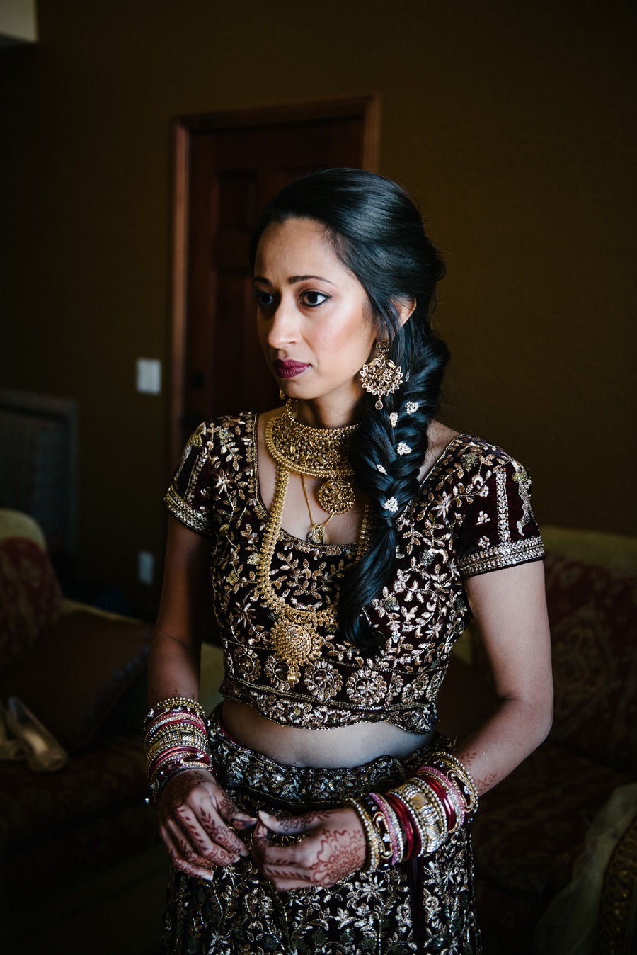 formal-indian-fusion-wedding-bride