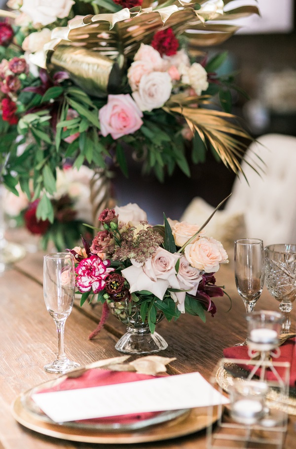 glamorous-vintage-wedding-in-brooklyn-center-pieces