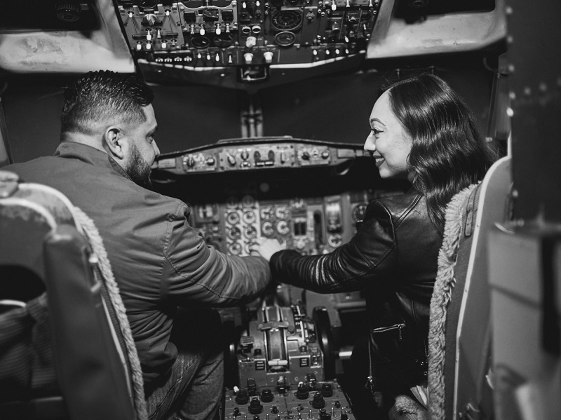 retro-airplane-hangar-engagement-shoot-cockpit