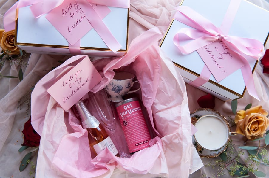vintage-tea-party-bridesmaid-proposal-gifts