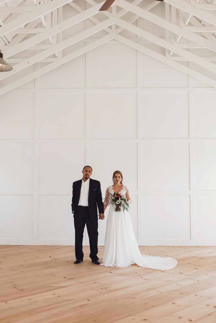 moody-and-romantic-vintage-wedding-couple