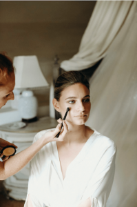 French Estate Formal Wedding bridal makeup
