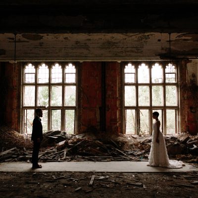 Vintage Stylized Shoot at the Indiana Cathedral Ruins