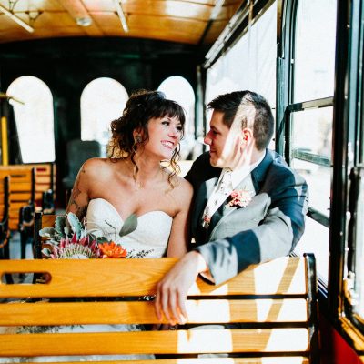 Edgy Shabby Chic Wedding