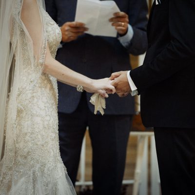 Vintage Black-Tie Courthouse Wedding