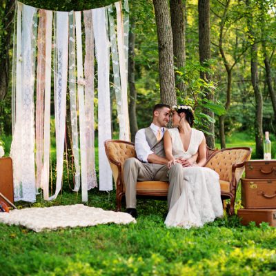 Vintage Garden Bohemian Wedding