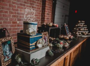 vintage-collegiate-formal-wedding-dessert-table