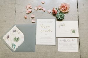 romantic-floral-filled-wedding-at-city-hall-invitations